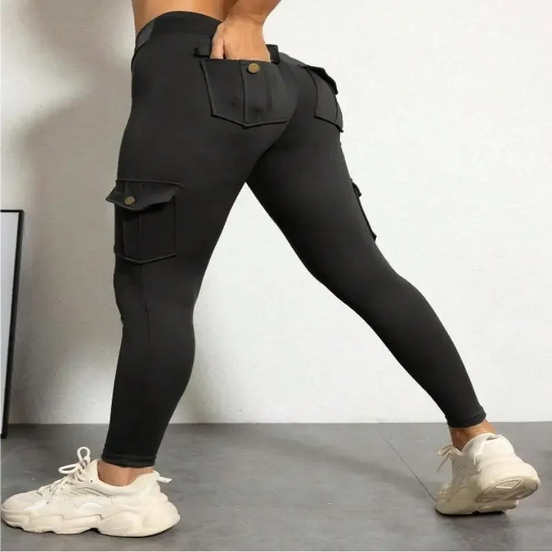 High Waisted Pocketed Fitness Leggings