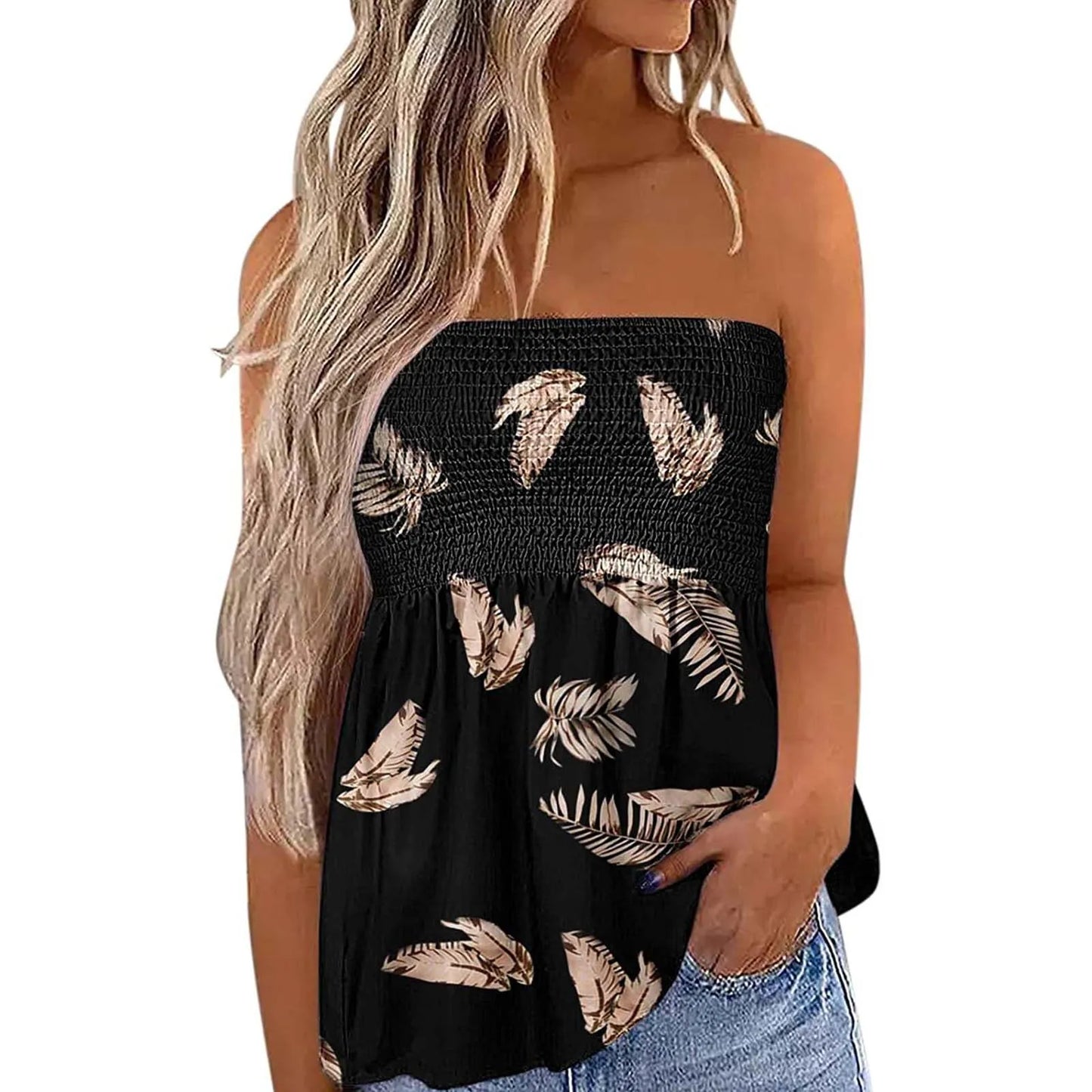 Strapless Loose Fit Tops