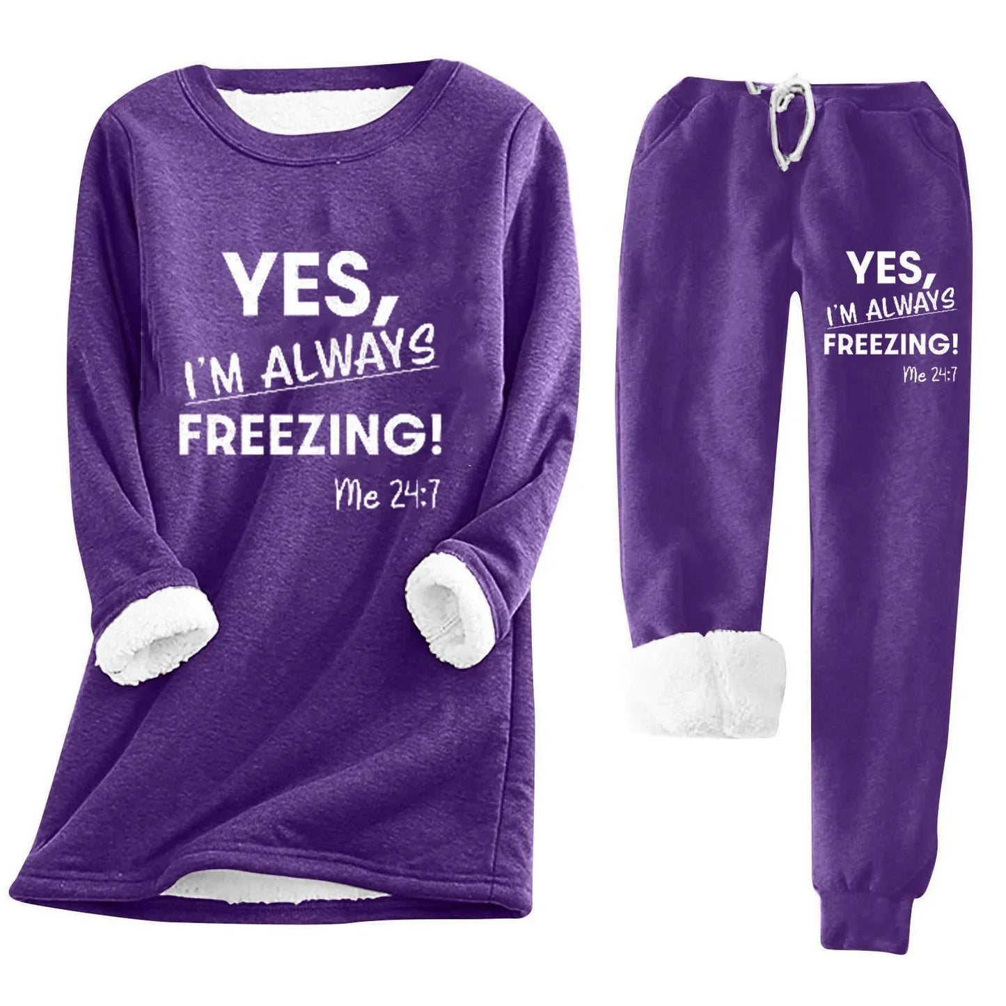 I’m Always Freezing Lounge Set