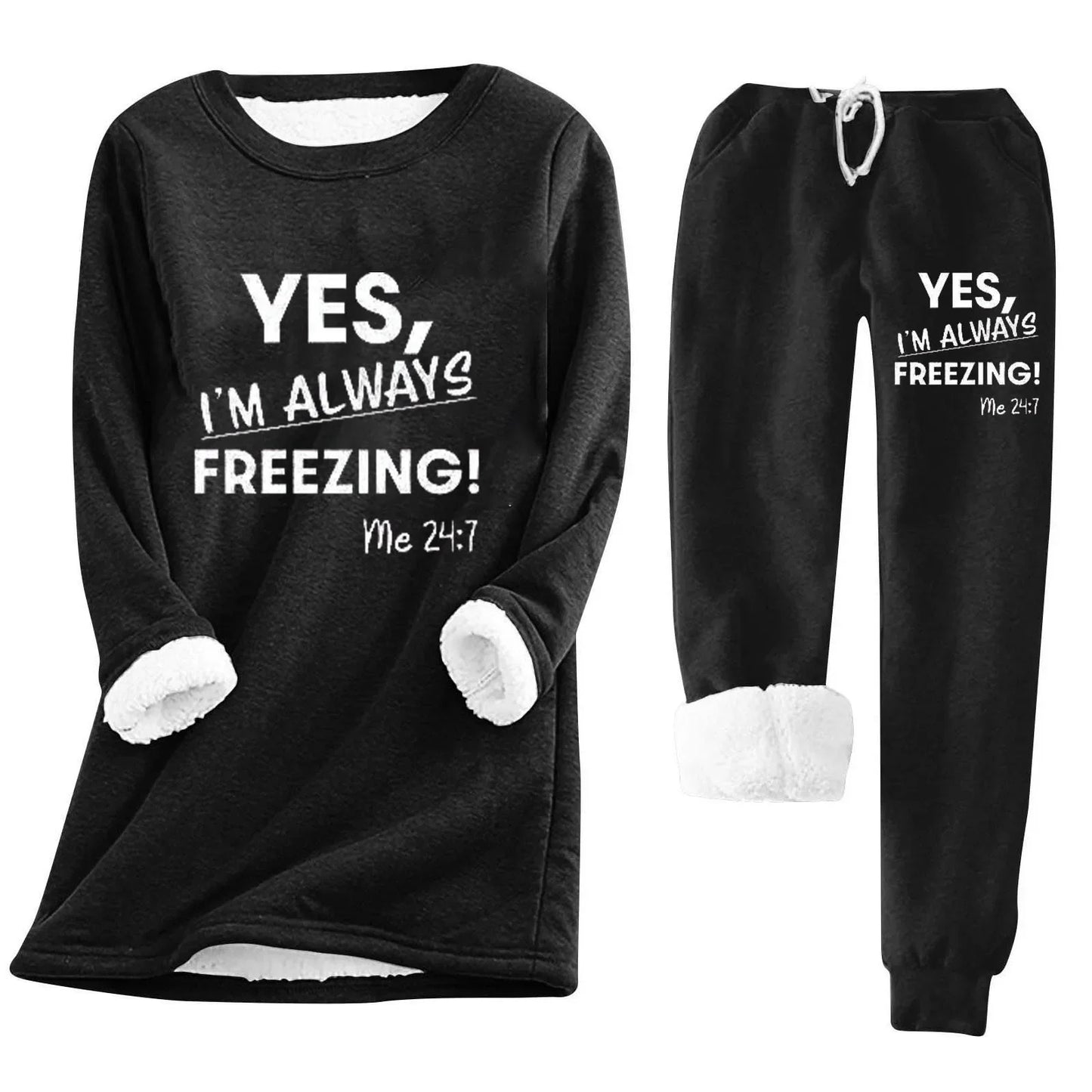 I’m Always Freezing Lounge Set