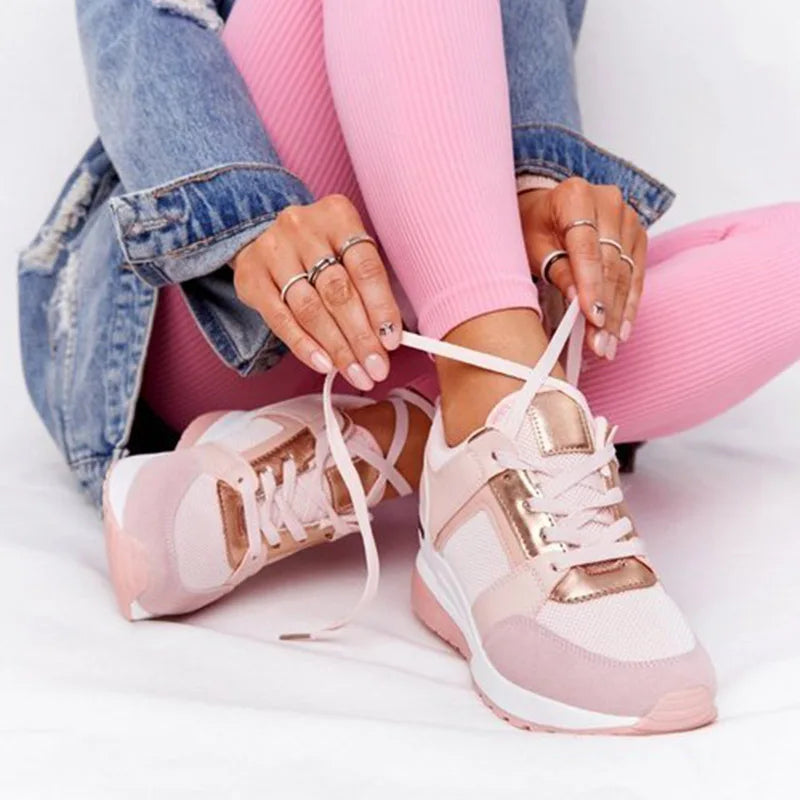 Women’s Wedge Casual Comfy Trainers