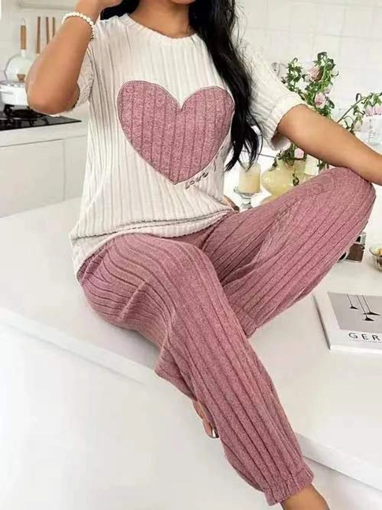 Heart Lounge Wear/Pyjama Set