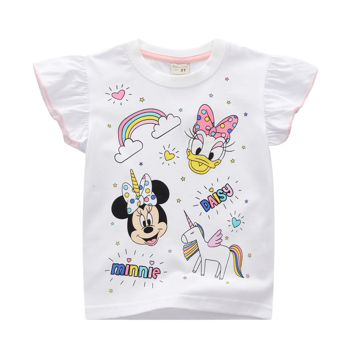 Girls Minnie & Daisy Top And Shorts Set