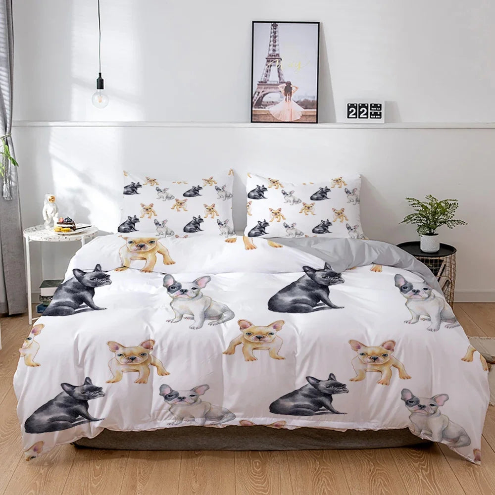 French Bulldog Cute Duvet Cover Sets