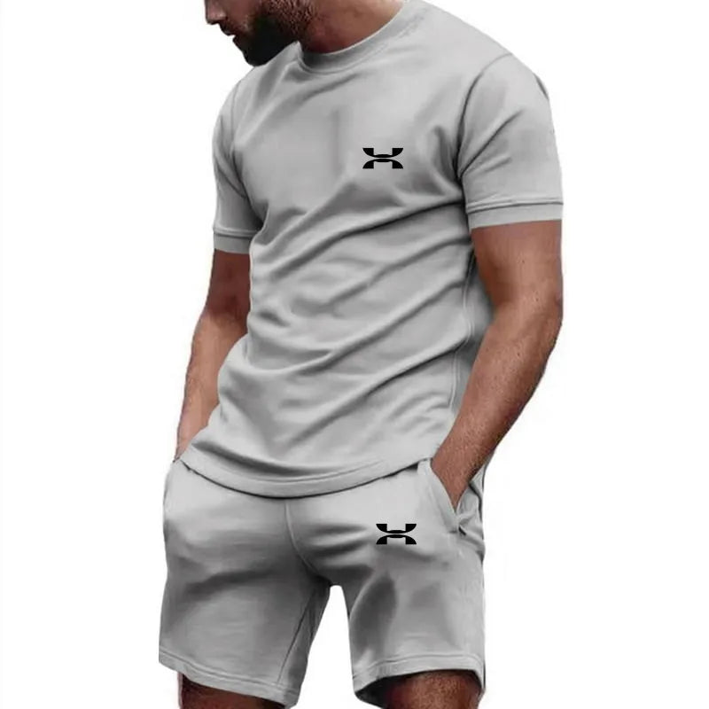 Men’s Sports Style Top & Shorts Set