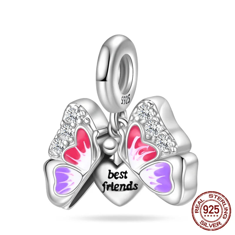 Silver Locket Style Charms