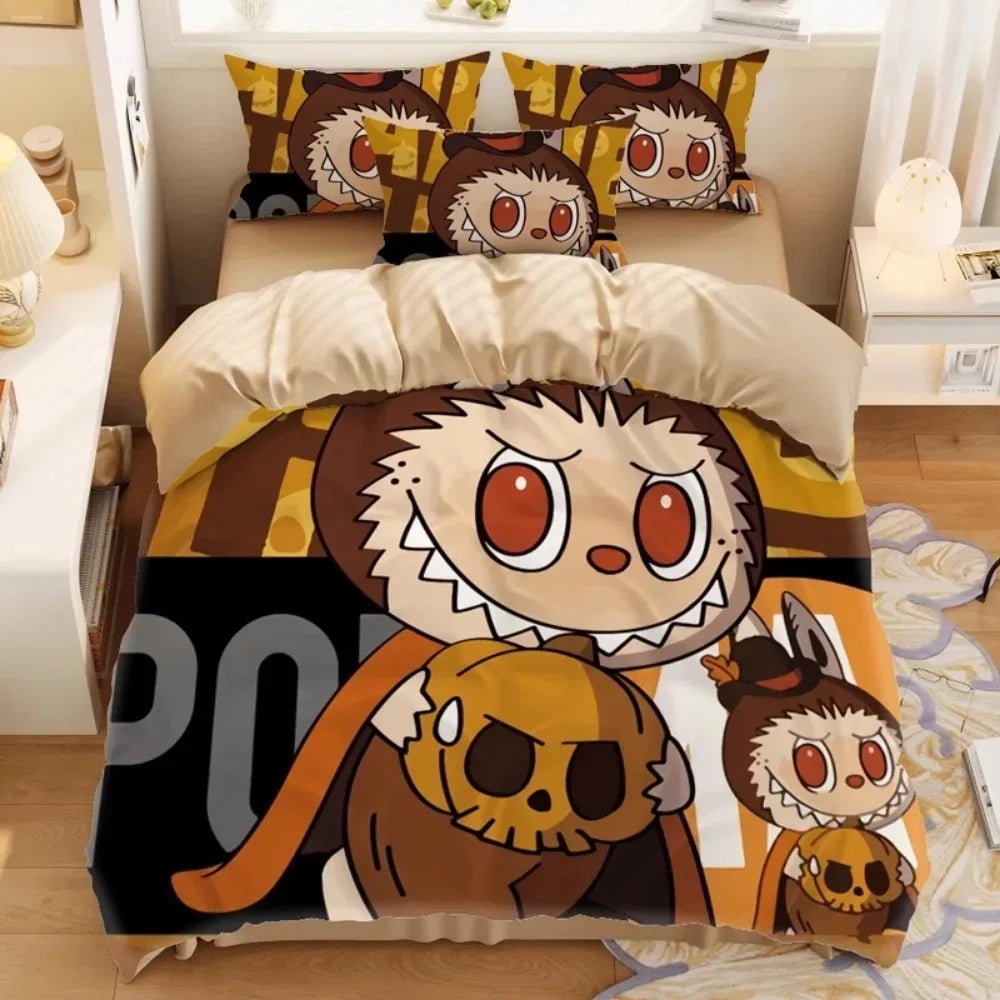 Cute Labubu Inspired Bedding Set