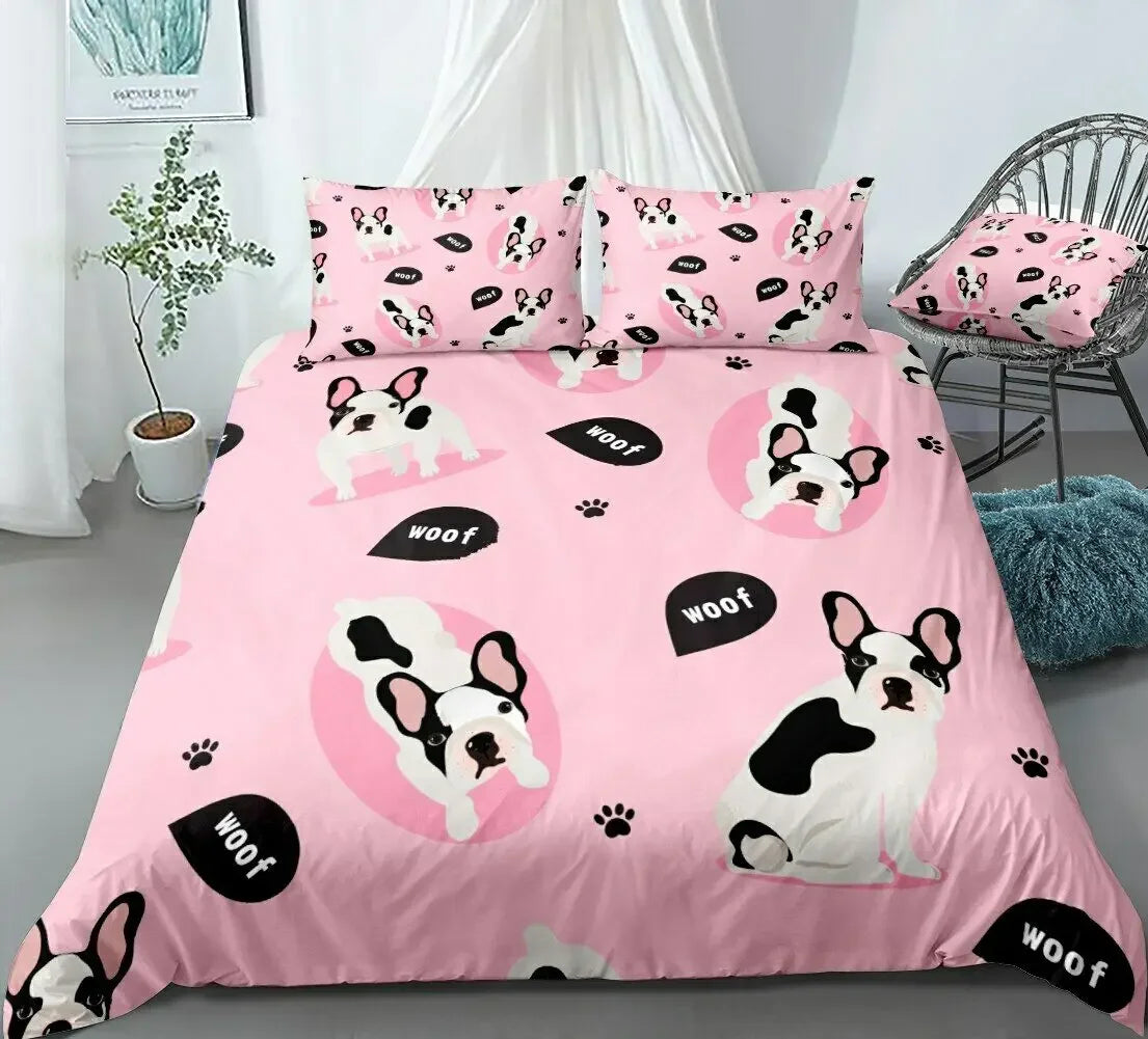 French Bulldog Cute Duvet Cover Sets