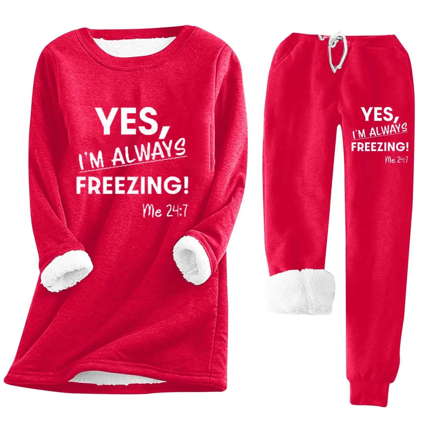 I’m Always Freezing Lounge Set