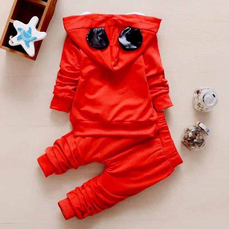 Kids Cute Mickey 3 Piece Tracksuit Set
