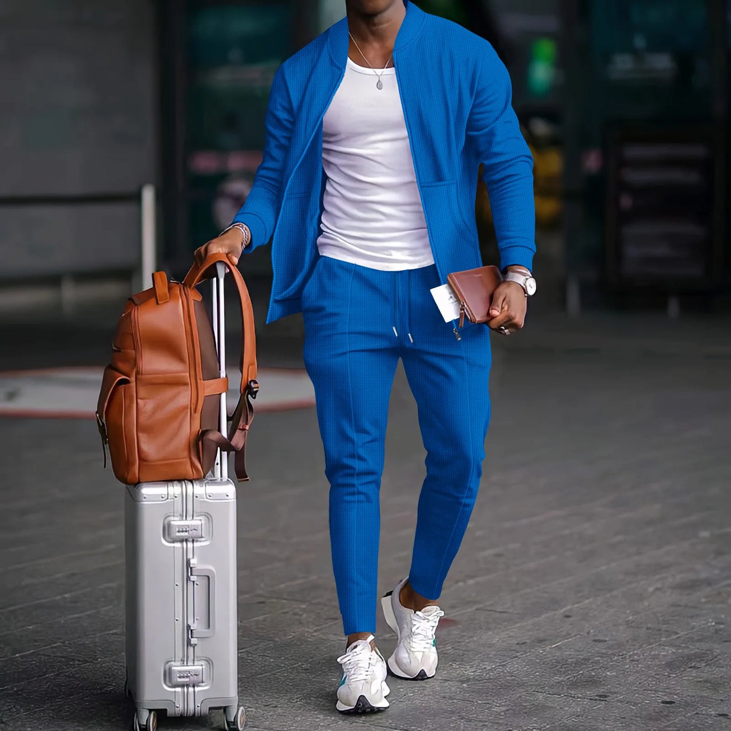 Men’s Casual Jacket & Trousers Set