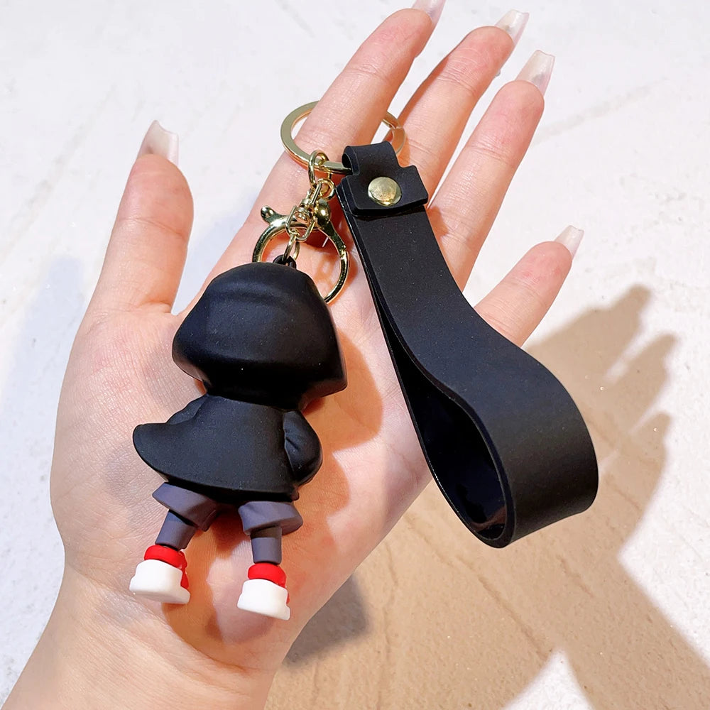 Cartoon Spiderman Silicone Keychains