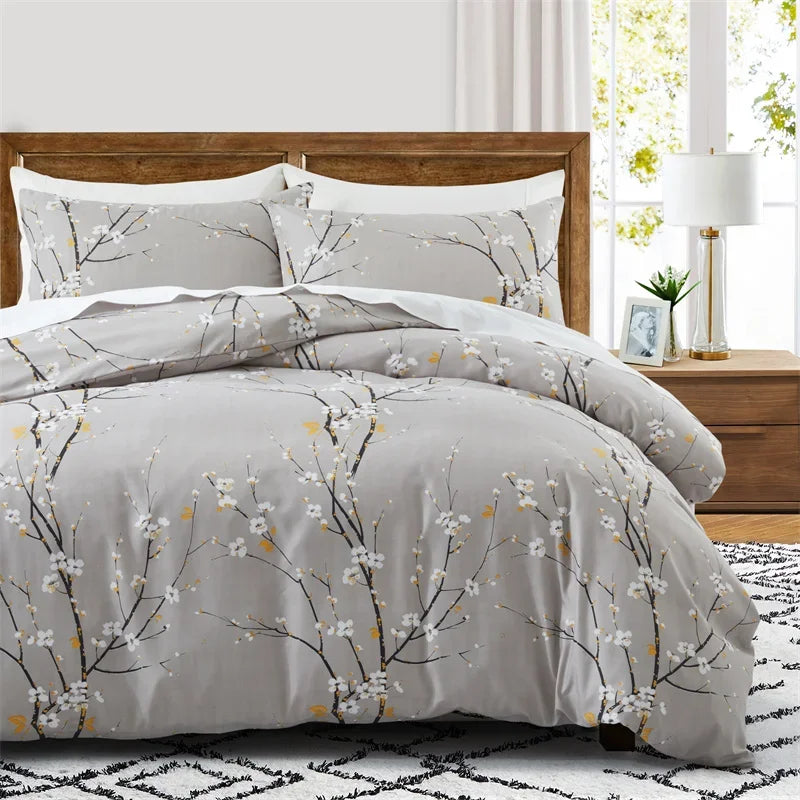 Patterned Print Duvet Cover Set