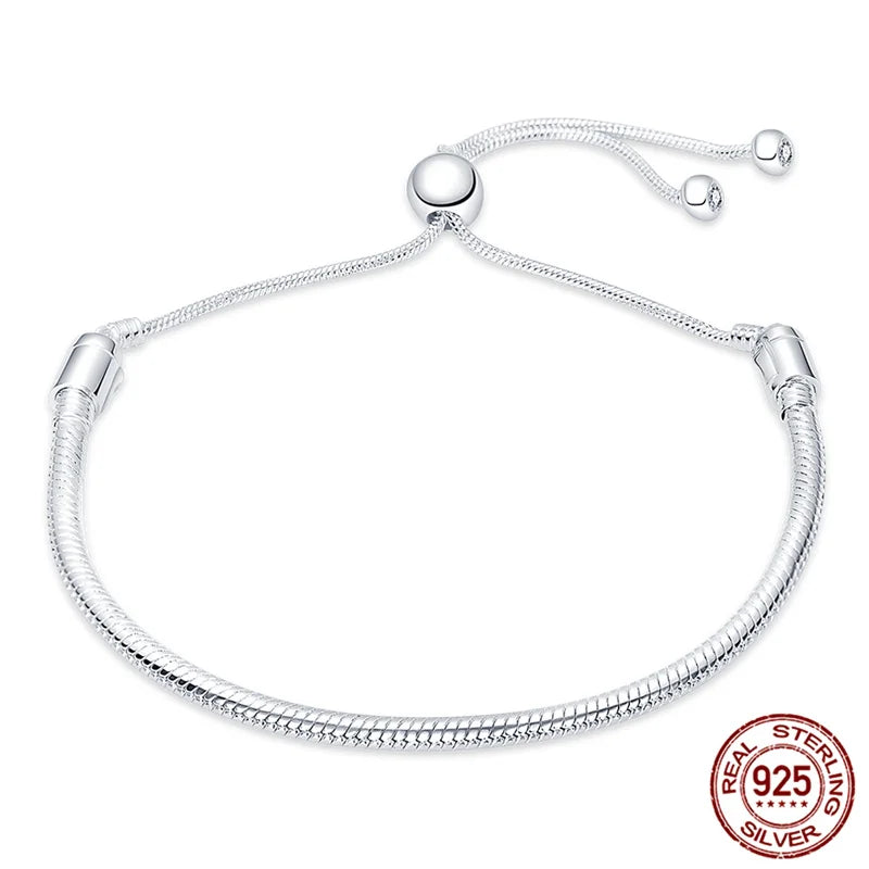 Silver Snake Chain Bracelet