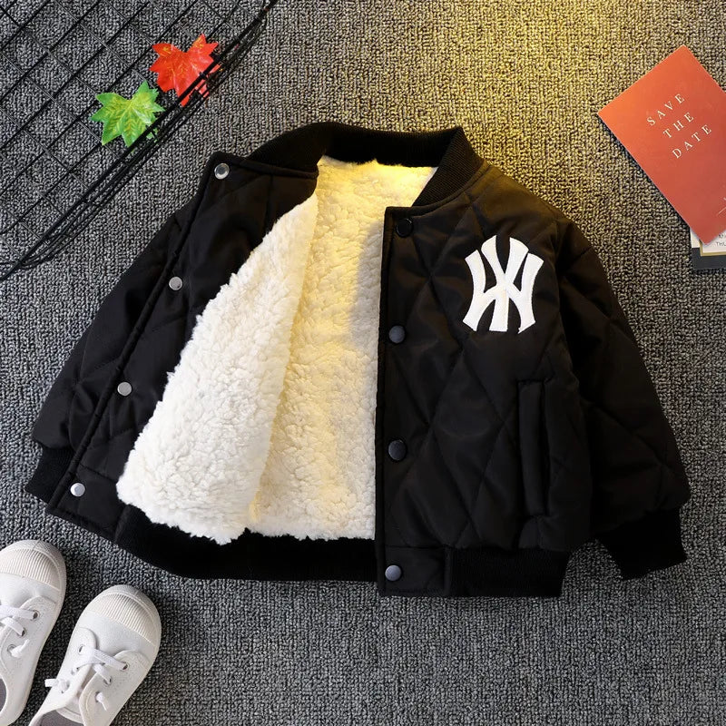 Young Boys Baseball Style Jacket