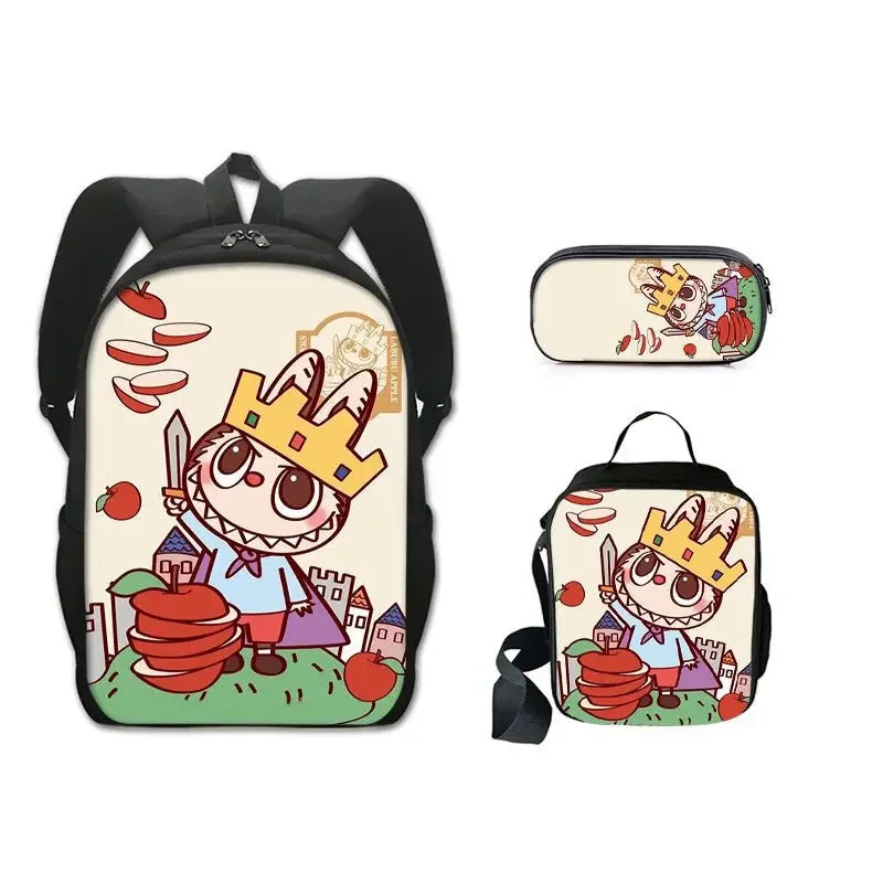 La bubu Inspired Backpack,Lunch Bag & Pencil Case Sets