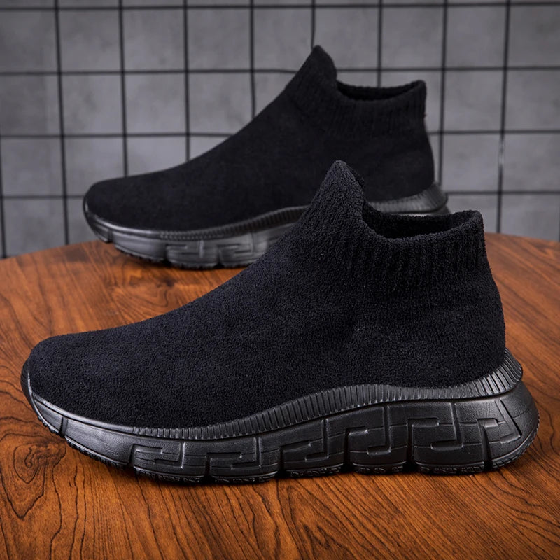 Unisex Soft Flannel Slip On Trainers