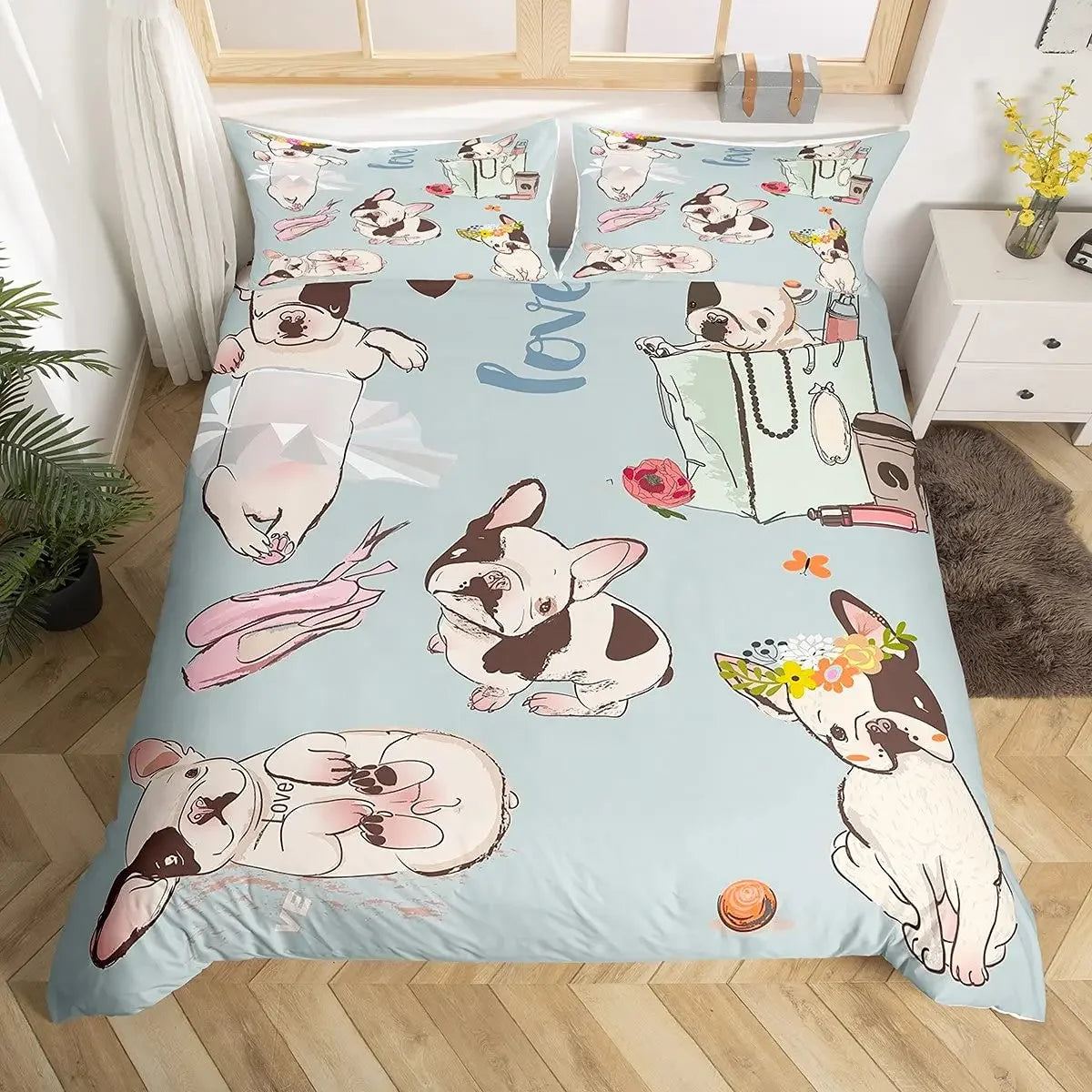 French Bulldog Cute Duvet Cover Sets