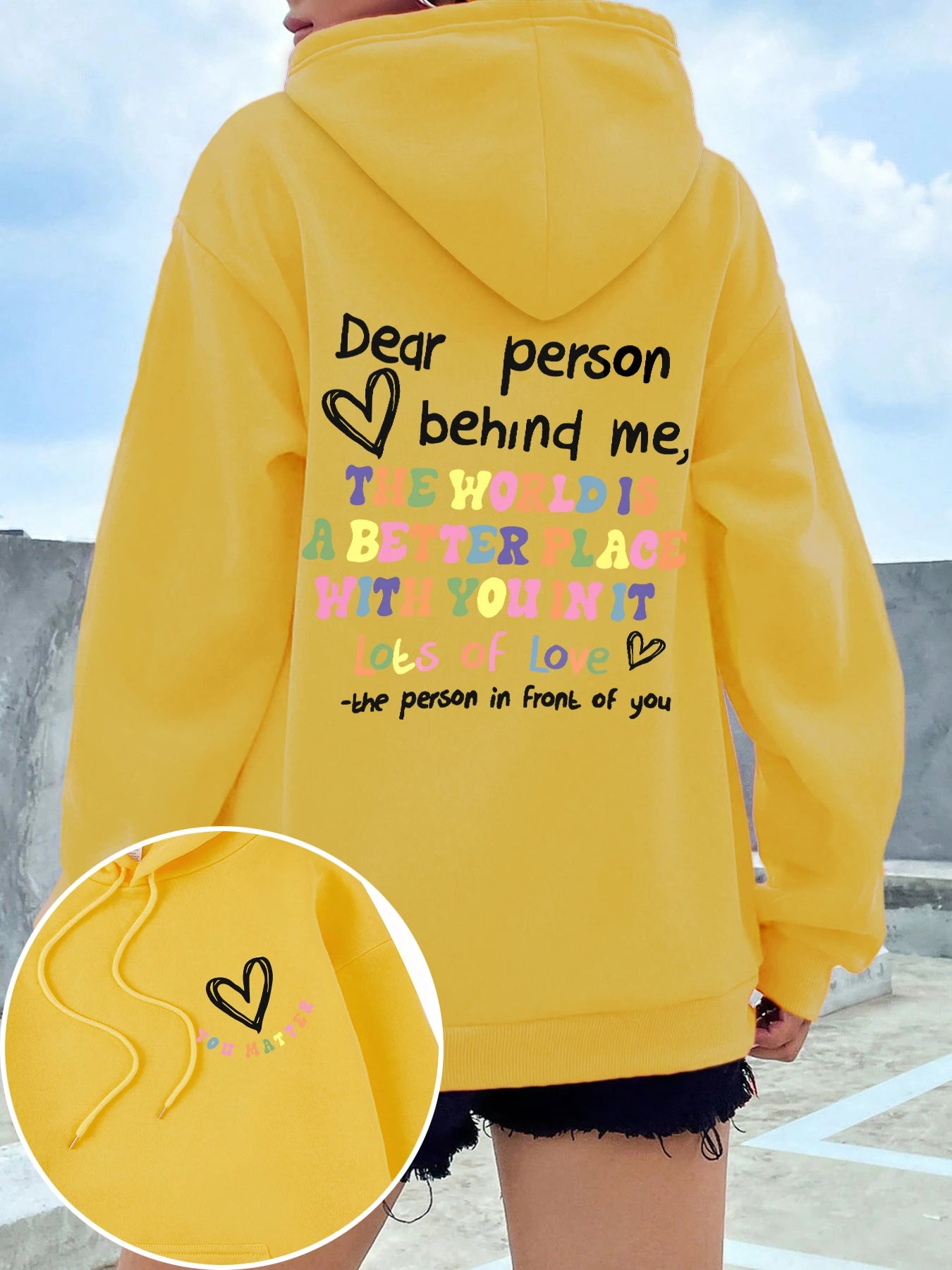 Dear Person Behind Me Hoodies