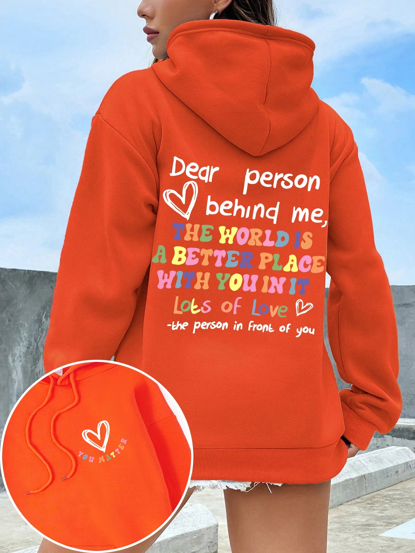 Dear Person Behind Me Hoodies
