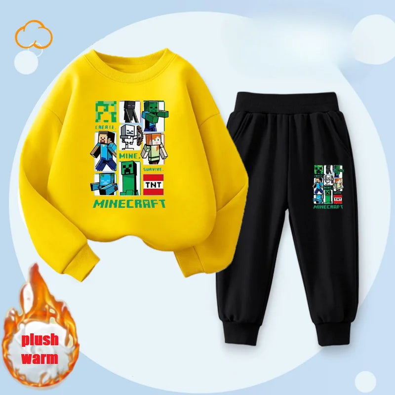 Boys Mine Craft Tracksuit