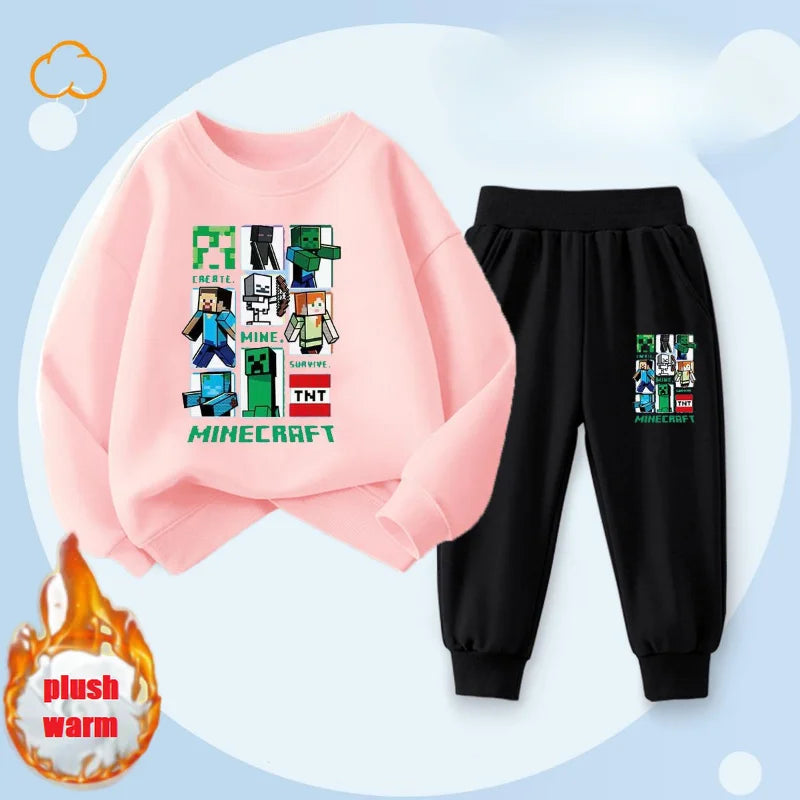 Boys Mine Craft Tracksuit
