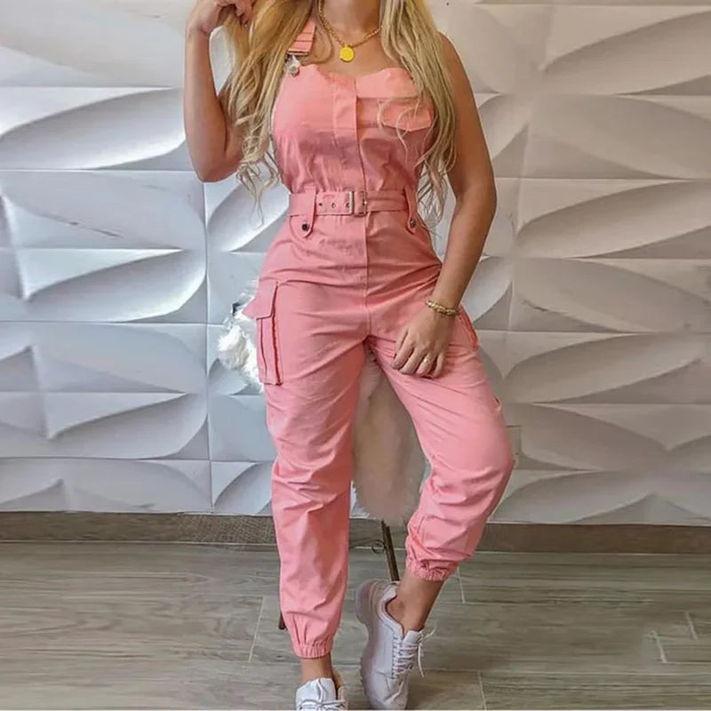 Cargo Style Dungarees