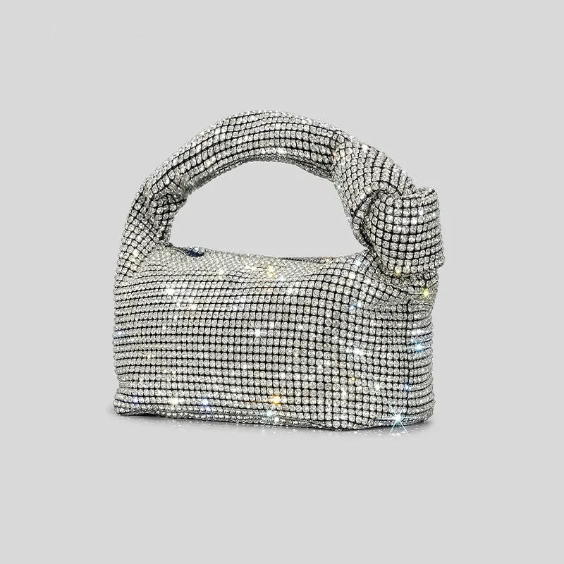 Rhinestones Knot Evening Handbag