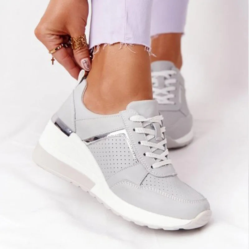 Women’s Wedge Casual Comfy Trainers