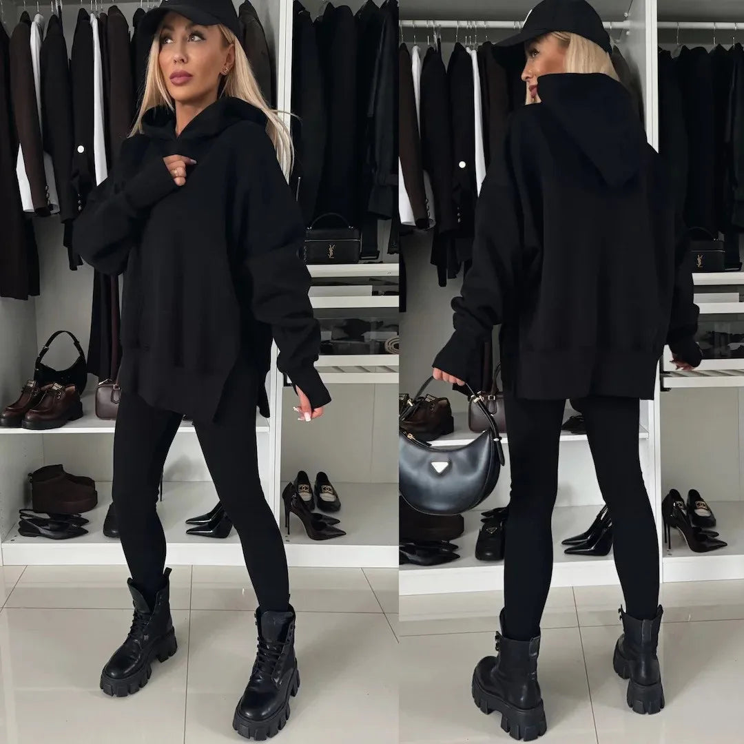 Casual hoodie & Leggings Set