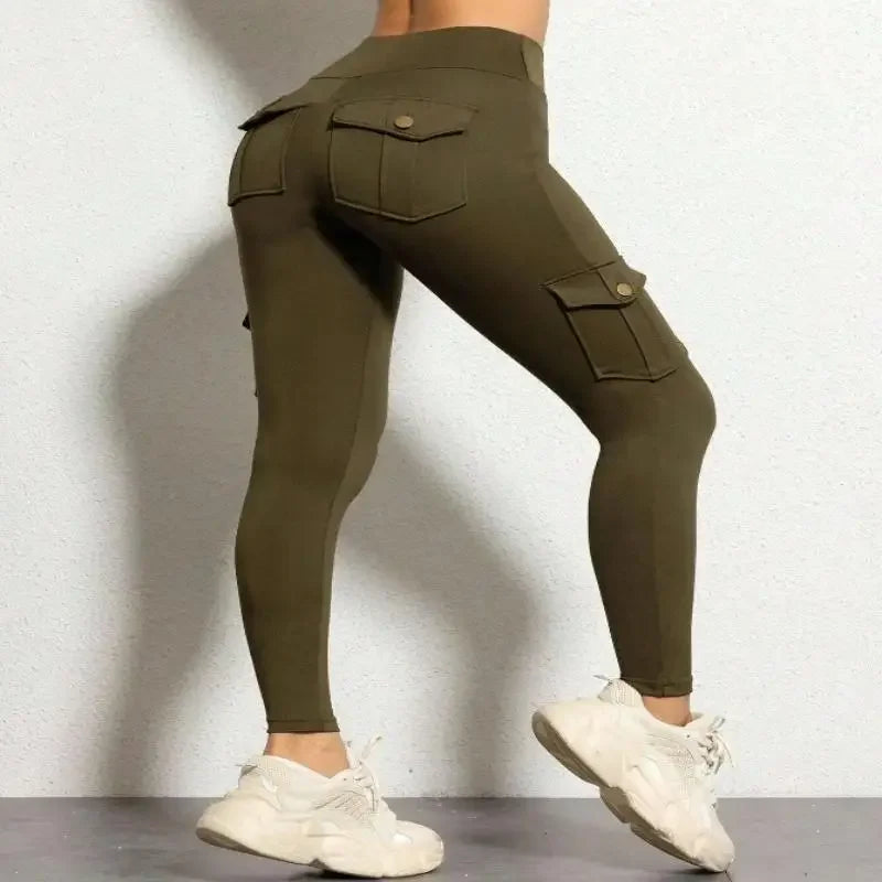 High Waisted Pocketed Fitness Leggings