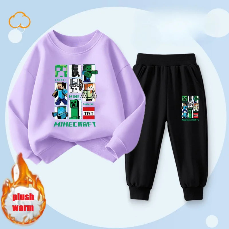 Boys Mine Craft Tracksuit
