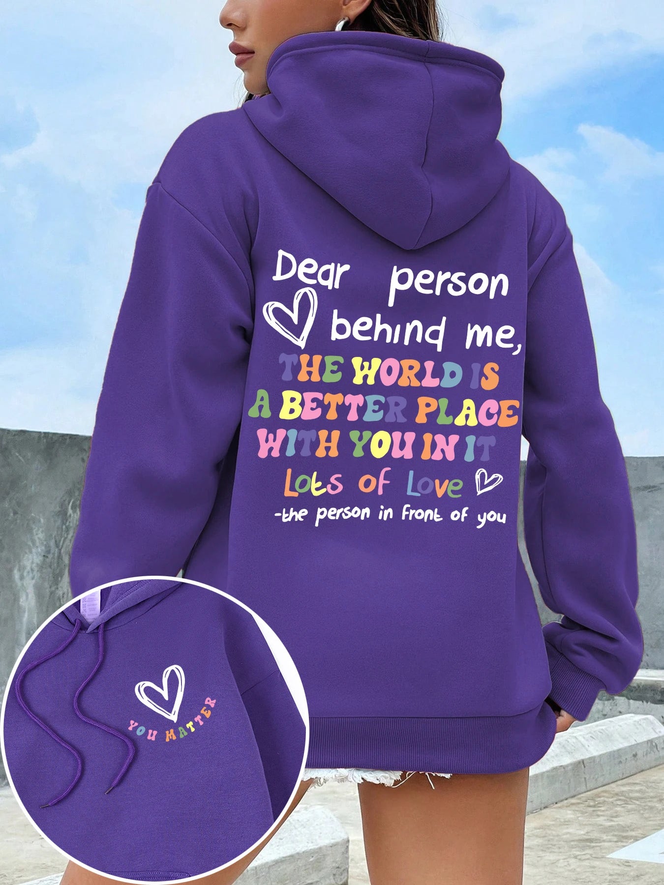 Dear Person Behind Me Hoodies