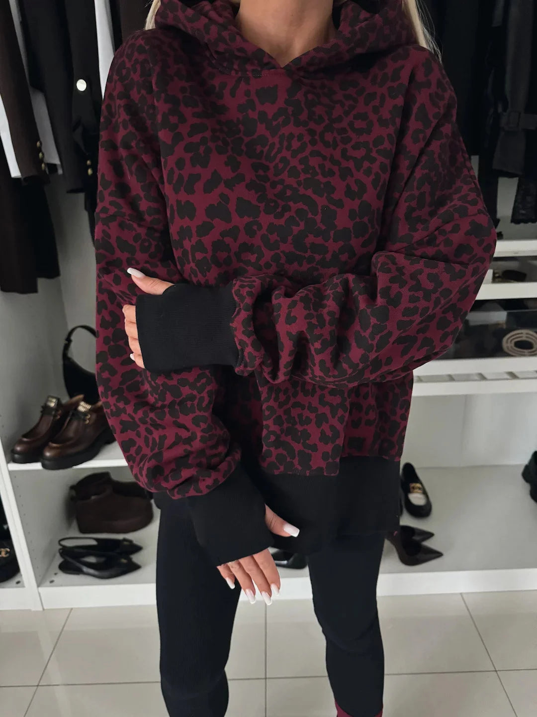 Casual hoodie & Leggings Set