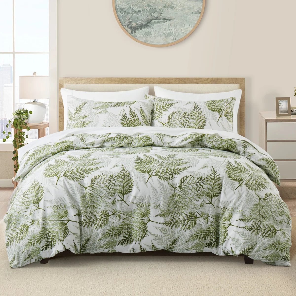 Feather & Floral Duvet Set