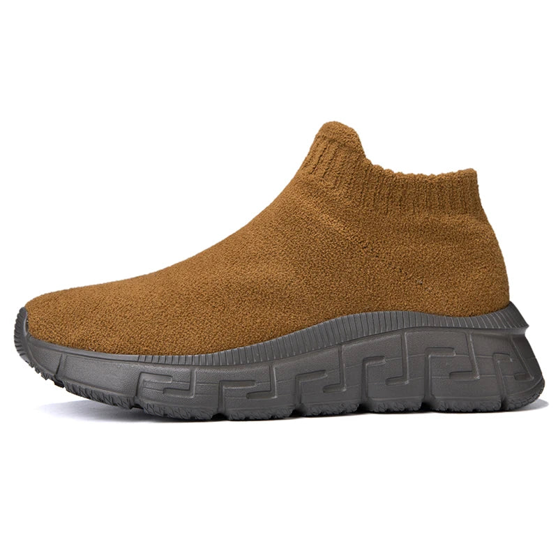 Unisex Soft Flannel Slip On Trainers