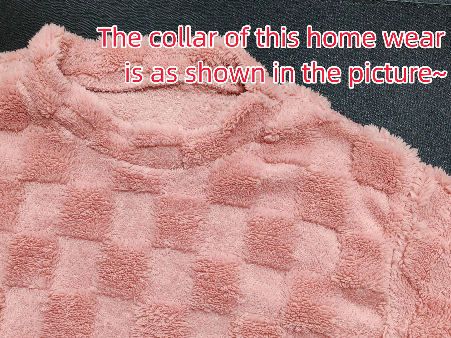 Plaid Fluffy Lounge Set