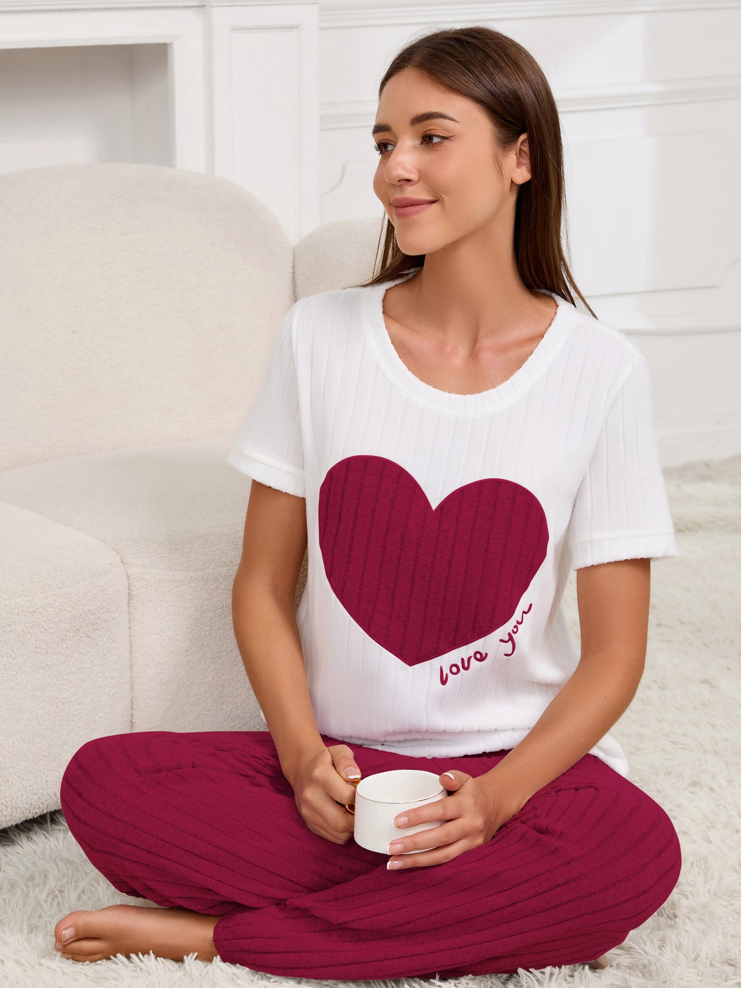 Heart Lounge Wear/Pyjama Set