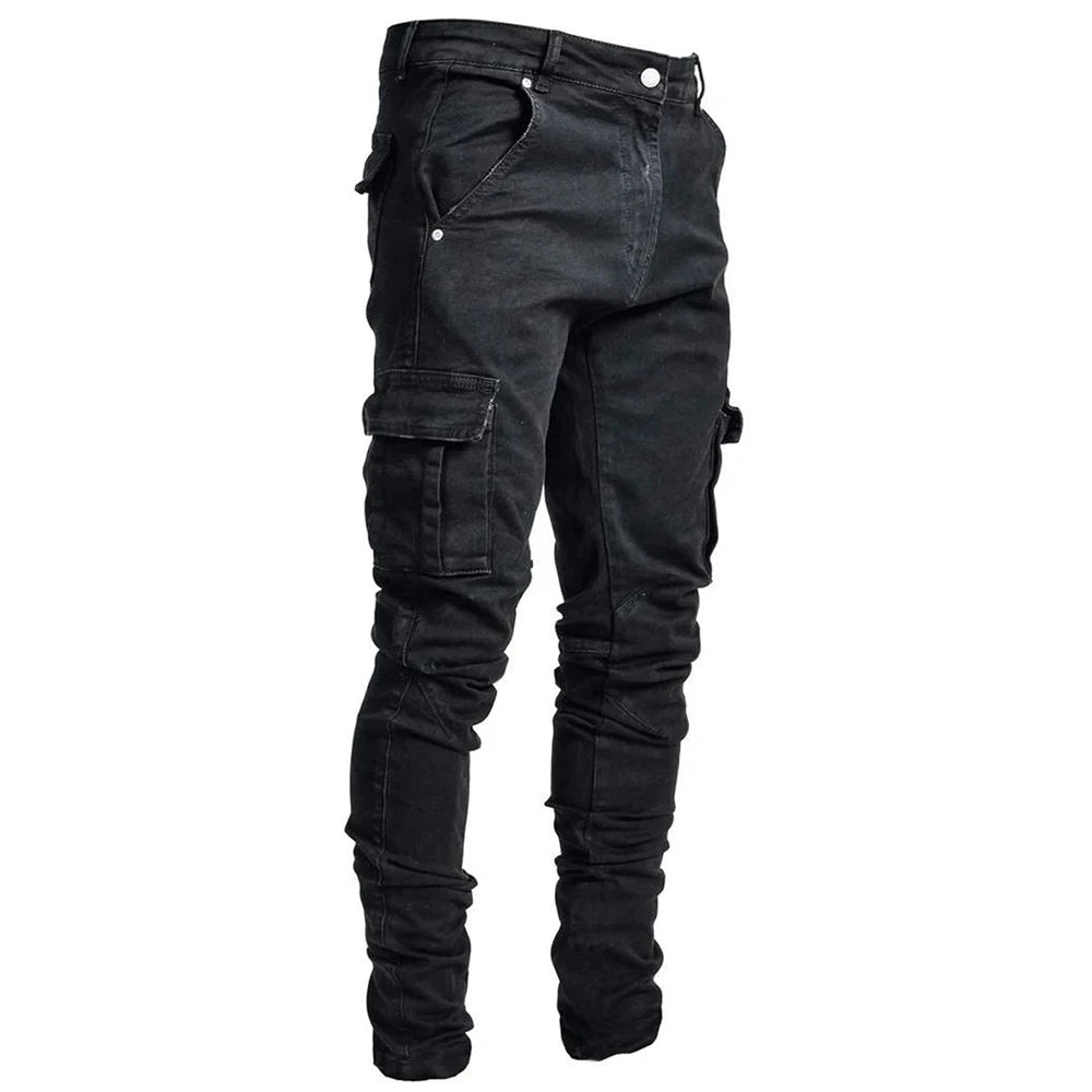 Men’s Denim Cargo Pants
