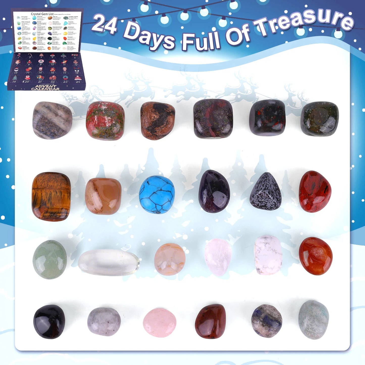 Gemstone Christmas Advent Calendar