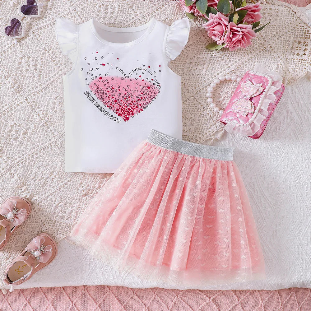 Girls Top & Skirt Sets