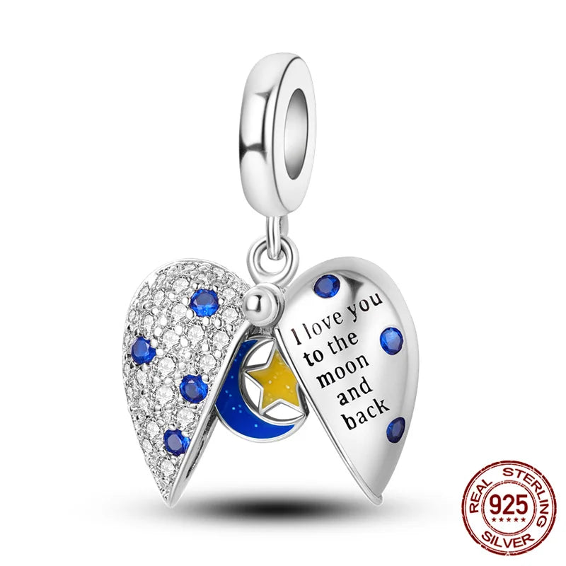 Silver Locket Style Charms
