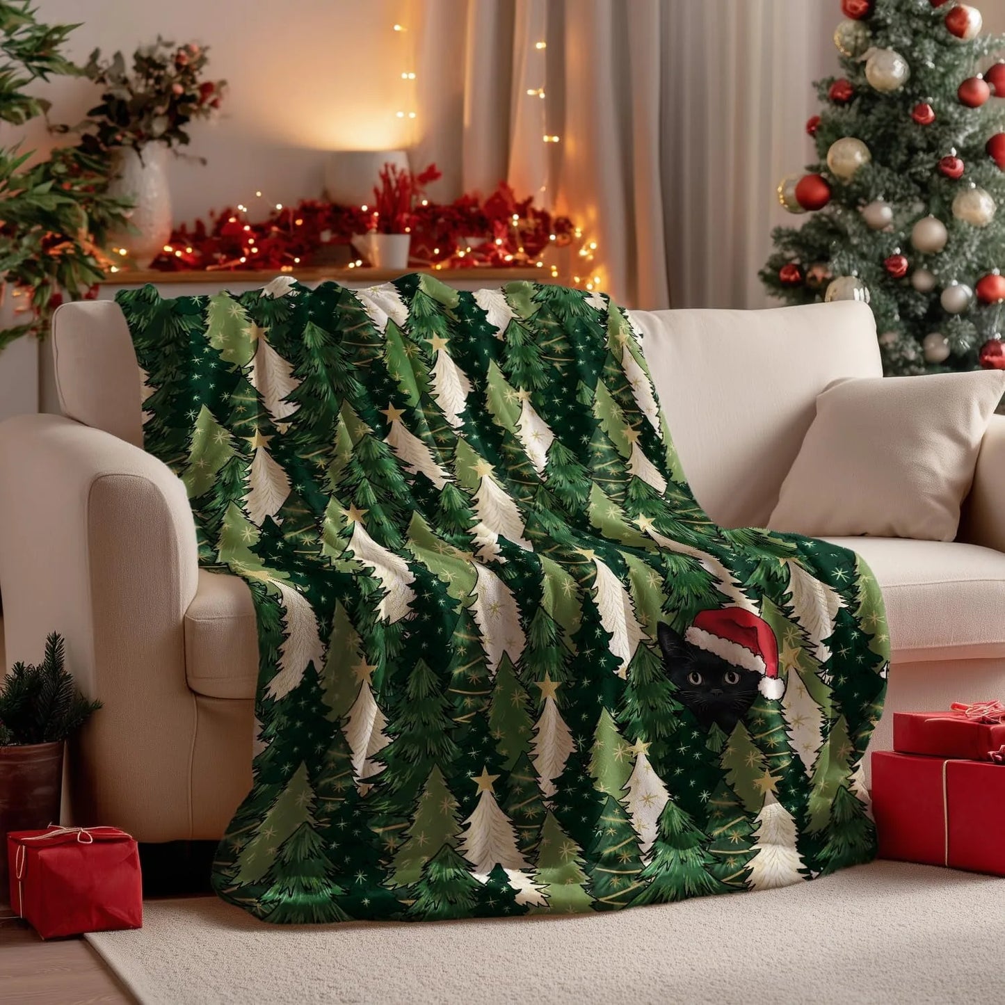 Festive Christmas Fleece Blankets