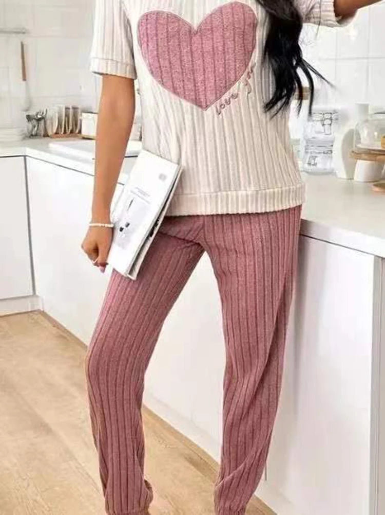 Heart Lounge Wear/Pyjama Set