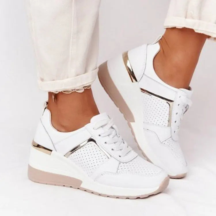 Women’s Wedge Casual Comfy Trainers