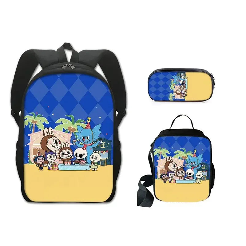 La bubu Inspired Backpack,Lunch Bag & Pencil Case Sets