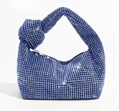 Rhinestones Knot Evening Handbag