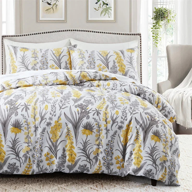 Patterned Print Duvet Cover Set
