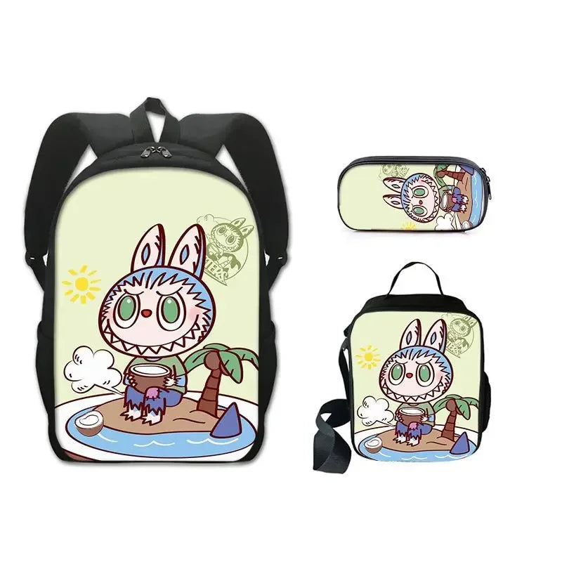 La bubu Inspired Backpack,Lunch Bag & Pencil Case Sets
