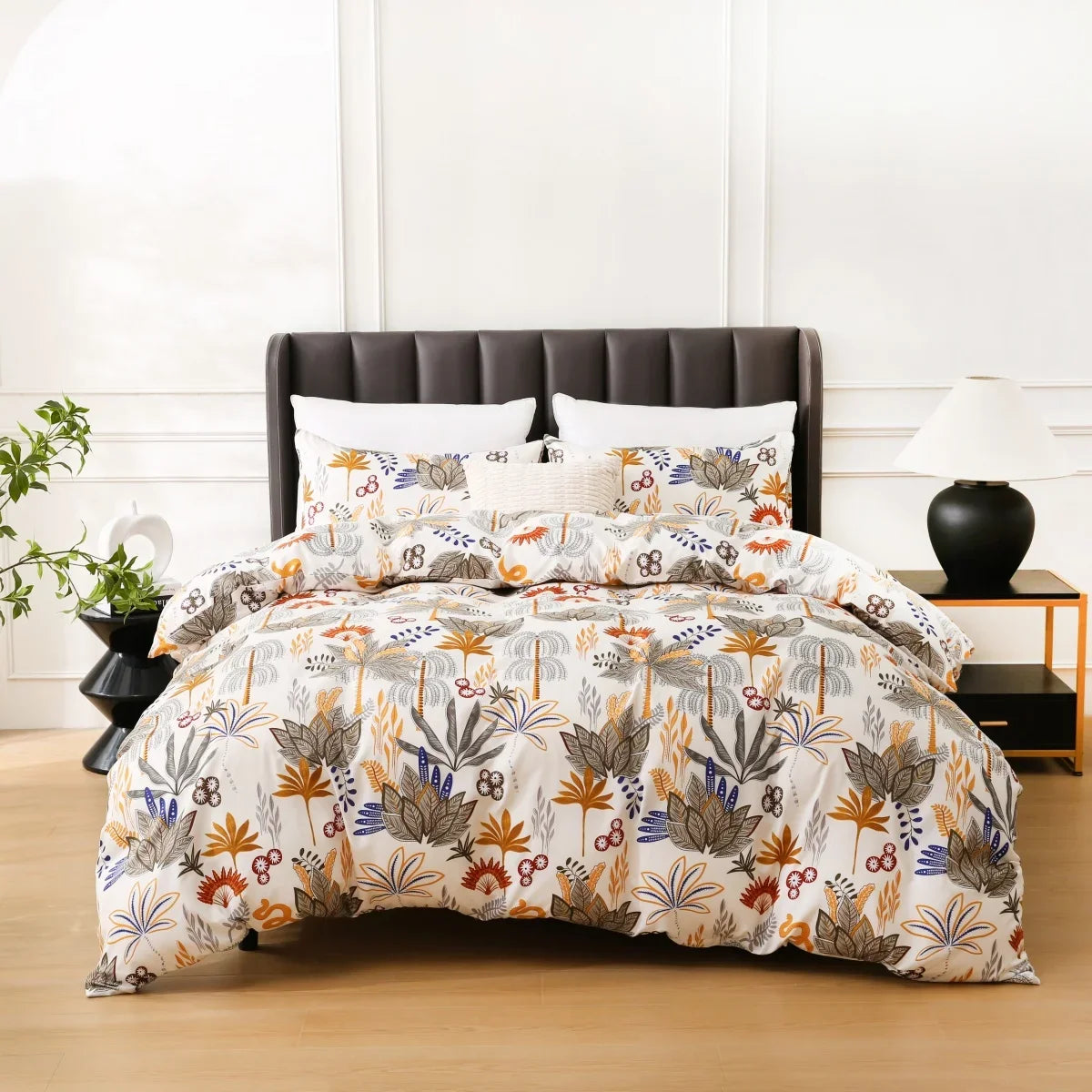 Patterned Print Duvet Cover Set